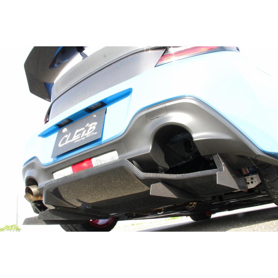 CLEiB Rear Diffuser GR86 / BRZ (ZN8 / ZD8) Aero rear view light blue sports Garage IMMI