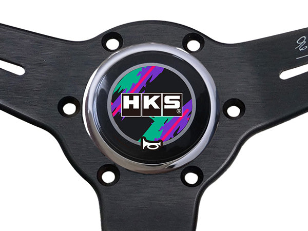 HKS 50th Year Anniversary Limited Editon Nardi Sports 34S Steering Wheel - Interior Garage IMMI