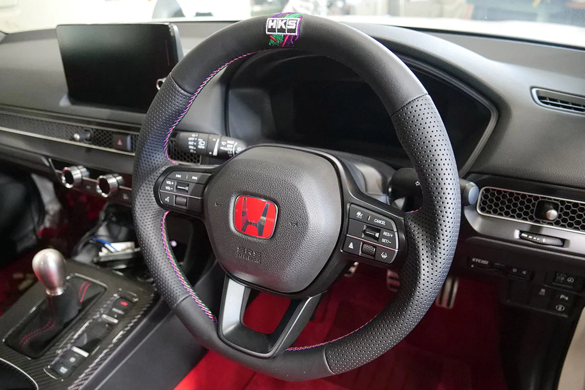HKS Type-S Replacement Steering Wheel - Perforated Leather - Garage IMMI Garage IMMI