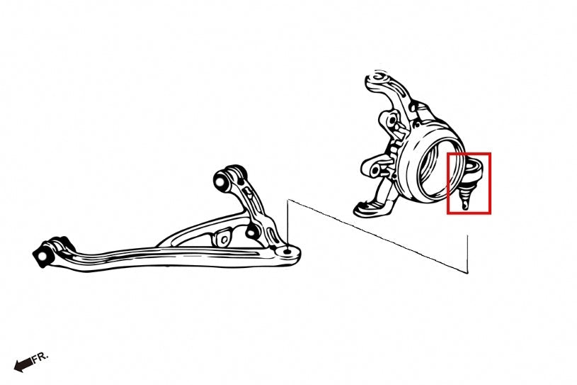 Hardrace Rear Lower Ball Joint - Suspension Garage IMMI