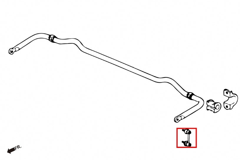 Hardrace Rear Reinforced Stabilizer Link - Suspension Garage IMMI