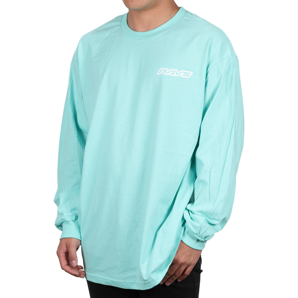 Rays Official Long Tee Shirt 24W - Blue / Medium - Merchandise Garage IMMI