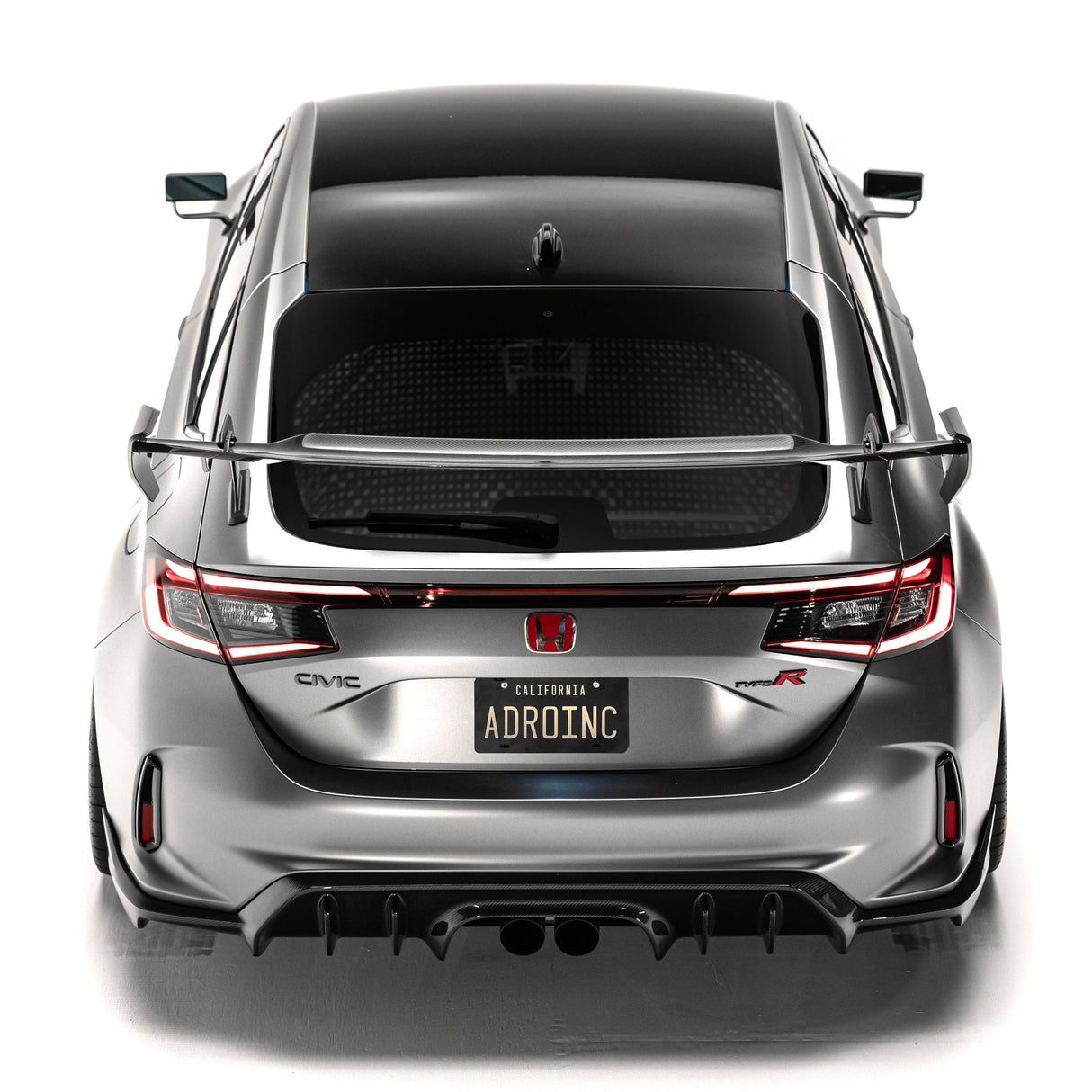 ADRO Inc Carbon Fiber AT-R4 Swan Neck Wing - Aero