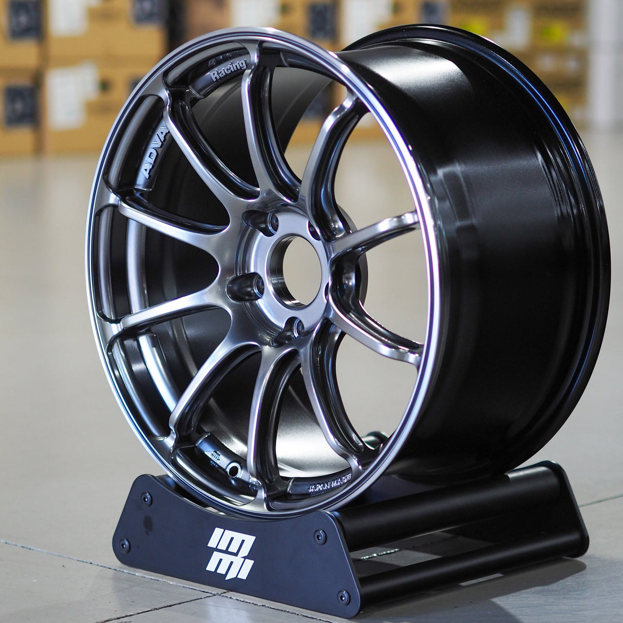 Advan Racing RSIII - 18’’ & 19’’ In Stock - 18x9.5j + 45 5x120 (Super GTR concave) / Racing Hyper Black & Ring (HBR)