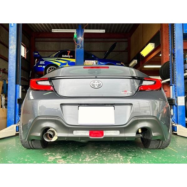 CLEiB Racing Muffler (70mm) GR86 / BRZ (ZN8 / ZD8) Aero gray toyota gr86 sports car