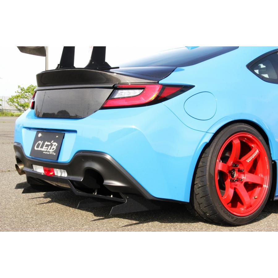 CLEiB Rear Diffuser GR86 / BRZ (ZN8 / ZD8) Aero light blue sports car carbon