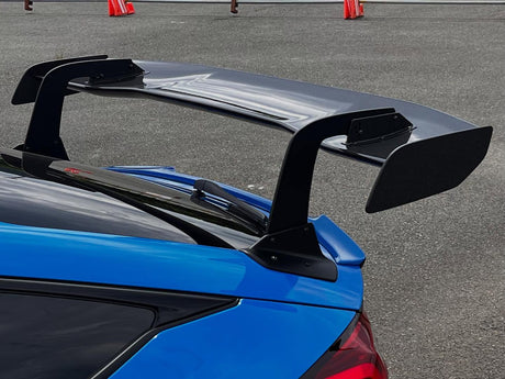 CLEiB Swan Neck Carbon Fibre GT Wing - Wet Carbon - Aero