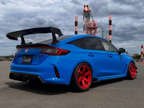 CLEiB Swan Neck Carbon Fibre GT Wing - Wet Carbon - Aero