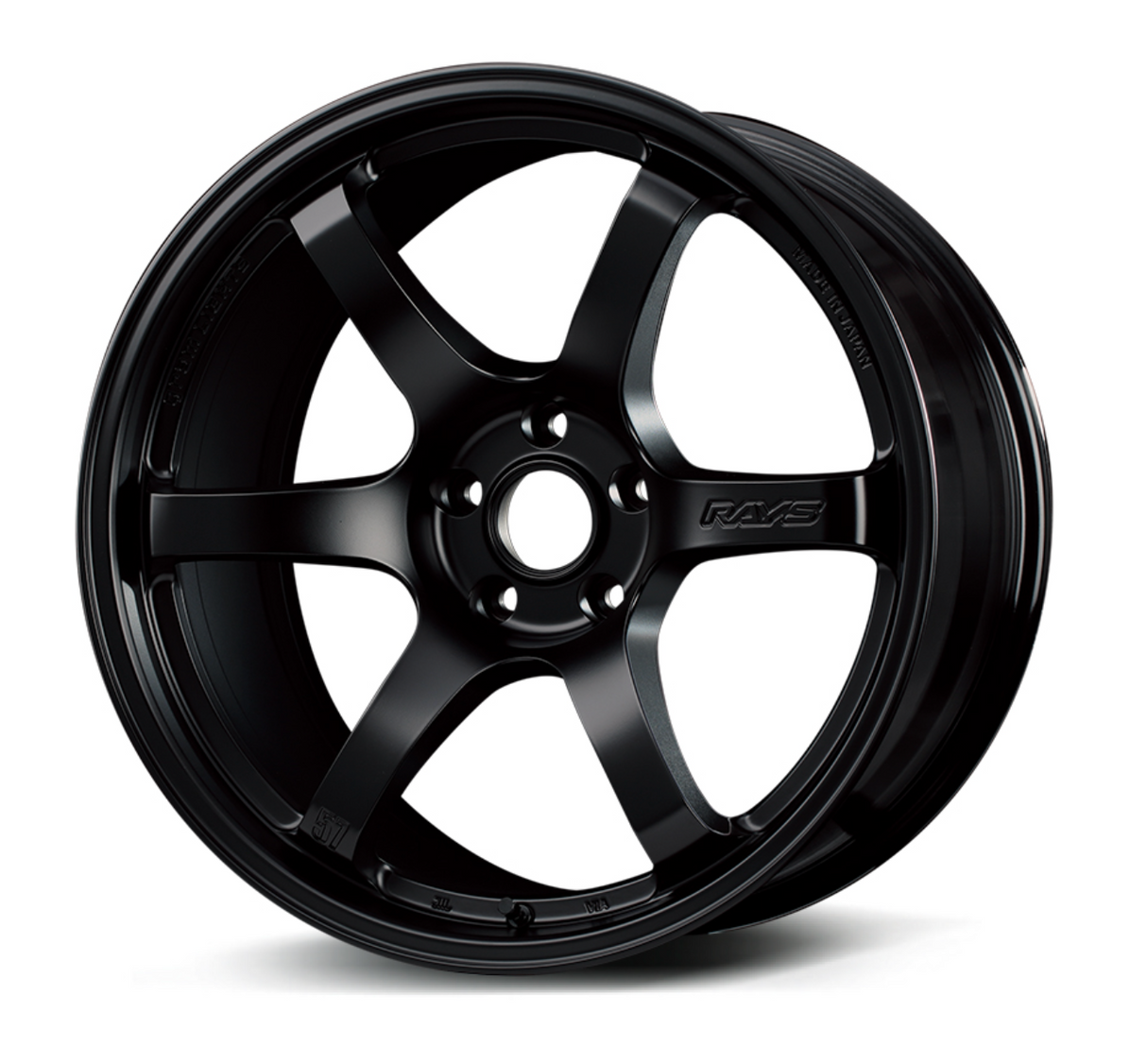 gramLIGHTS 57DR - 18’’ In Stock - 18x9.5j + 38 5x120 (face 2)(custom spec) / Semi Gloss Black (SGB) - Wheels
