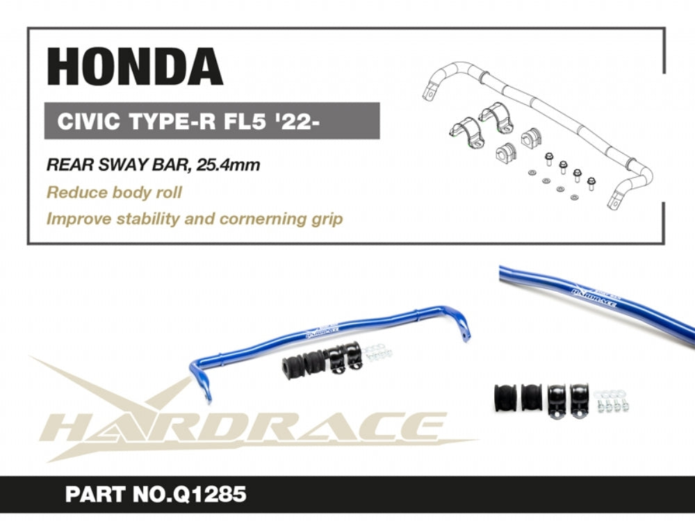 Hardrace Rear Sway Bar - 25.4MM - Suspension