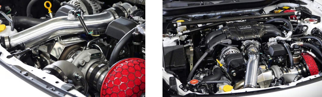 HKS Bolt On Turbo GR86 ZN8 / BRZ ZD8 Engine Bay
