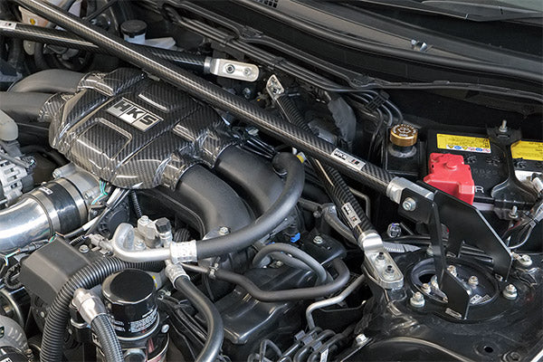 HKS Carbon Brace Set GR86 ZN8 / BRZ ZD8 Engine Bay