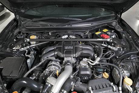 HKS Carbon Brace Set GR86 ZN8 / BRZ ZD8 Engine Bay