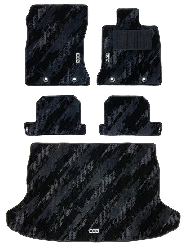 HKS Floor Mats and Luggage Mats Set RHD GR86 ZN8 / BRZ ZD8 Engine Bay