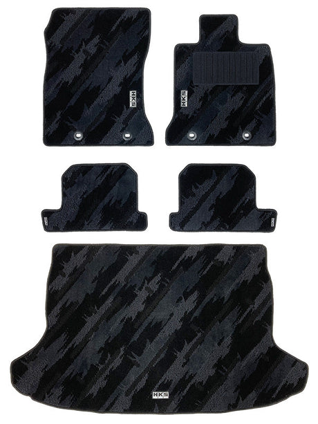 HKS Floor Mats and Luggage Mats Set RHD GR86 ZN8 / BRZ ZD8 Engine Bay