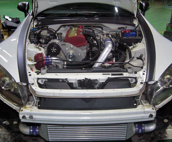 HKS GT2 Supercharger Prokit - Engine Bay
