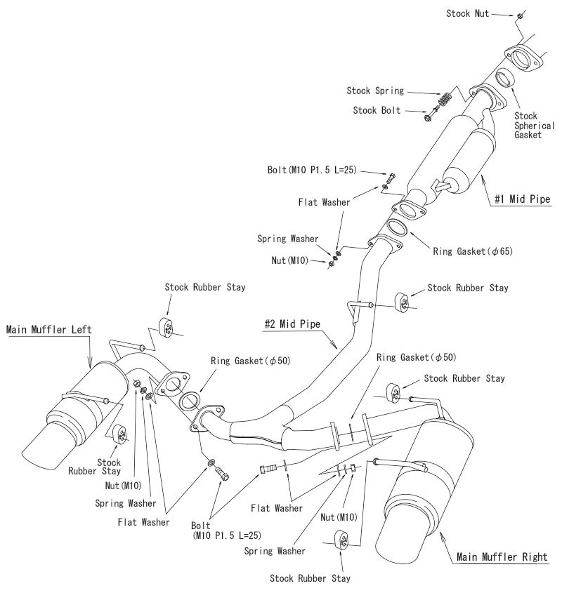 HKS Hi Power Spec L Muffler GR86 ZN8 / BRZ ZD8 Exhaust