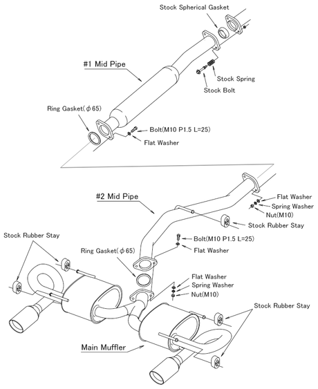 HKS Legamax Sports Exhaust GR86 ZN8 / BRZ ZD8 Exhaust