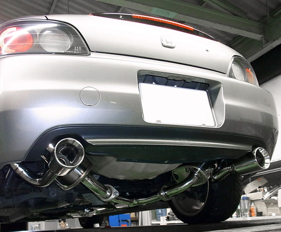 HKS Super Sound Muffler Exhaust System - Engine Bay