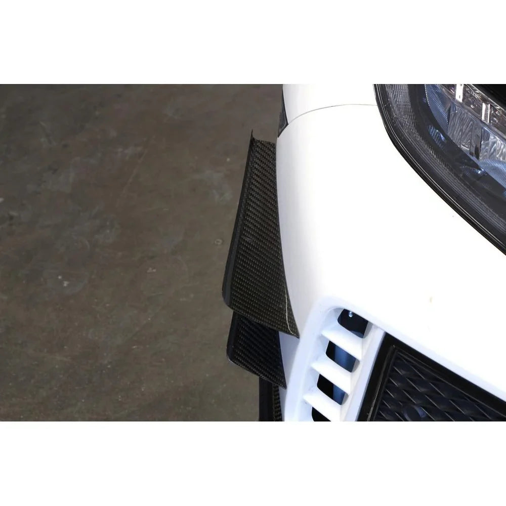 APR Performance Front Bumper Canards (Carbon) - Honda Civic Type R FK8