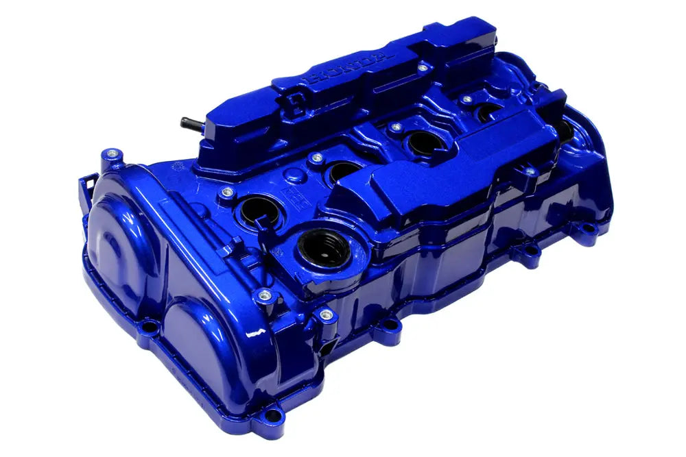 M&M Honda K20C1 Blue Valve Cover - Engine Bay