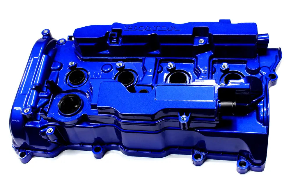 M&M Honda K20C1 Blue Valve Cover - Engine Bay