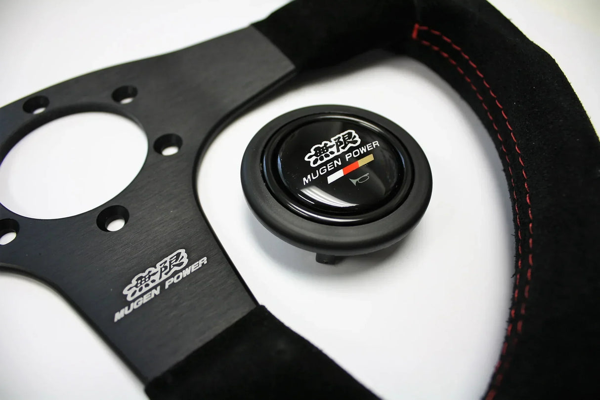 Mugen Racing III 350mm Steering Wheel - Interior