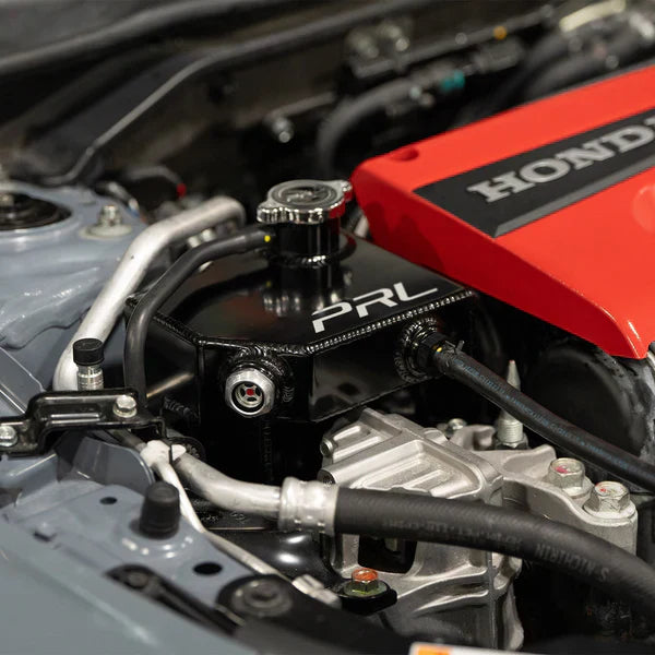 PRL Motorsports Baffled Coolant Expansion Tank - Engine Bay