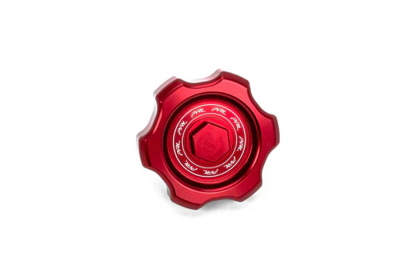 PRL Motorsports V2 Billet Oil Cap Red - Engine Bay