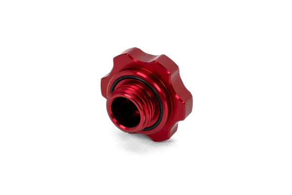 PRL Motorsports V2 Billet Oil Cap Red - Engine Bay