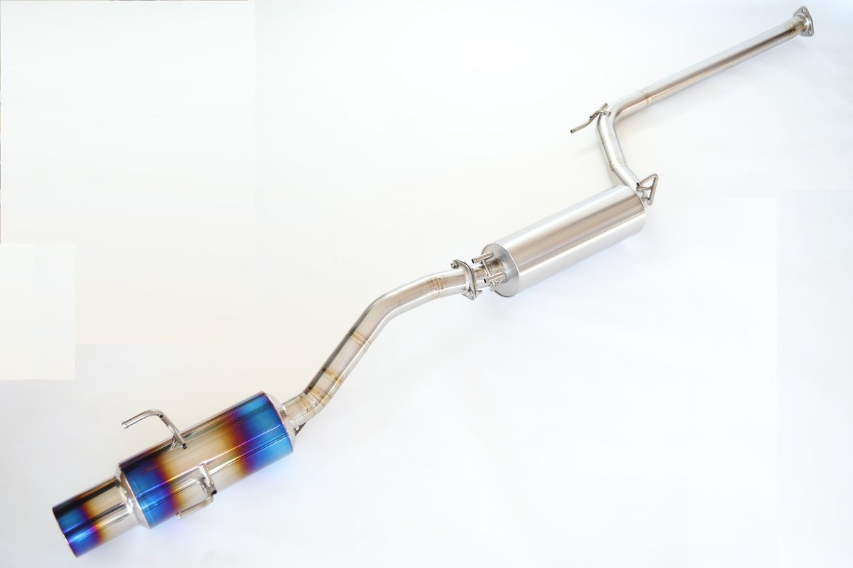 R1 TITAN EXTRA STTI Gold Ring - HONDA CIVIC TYPE R FD2 - Exhaust stainless steel car exhaust blue