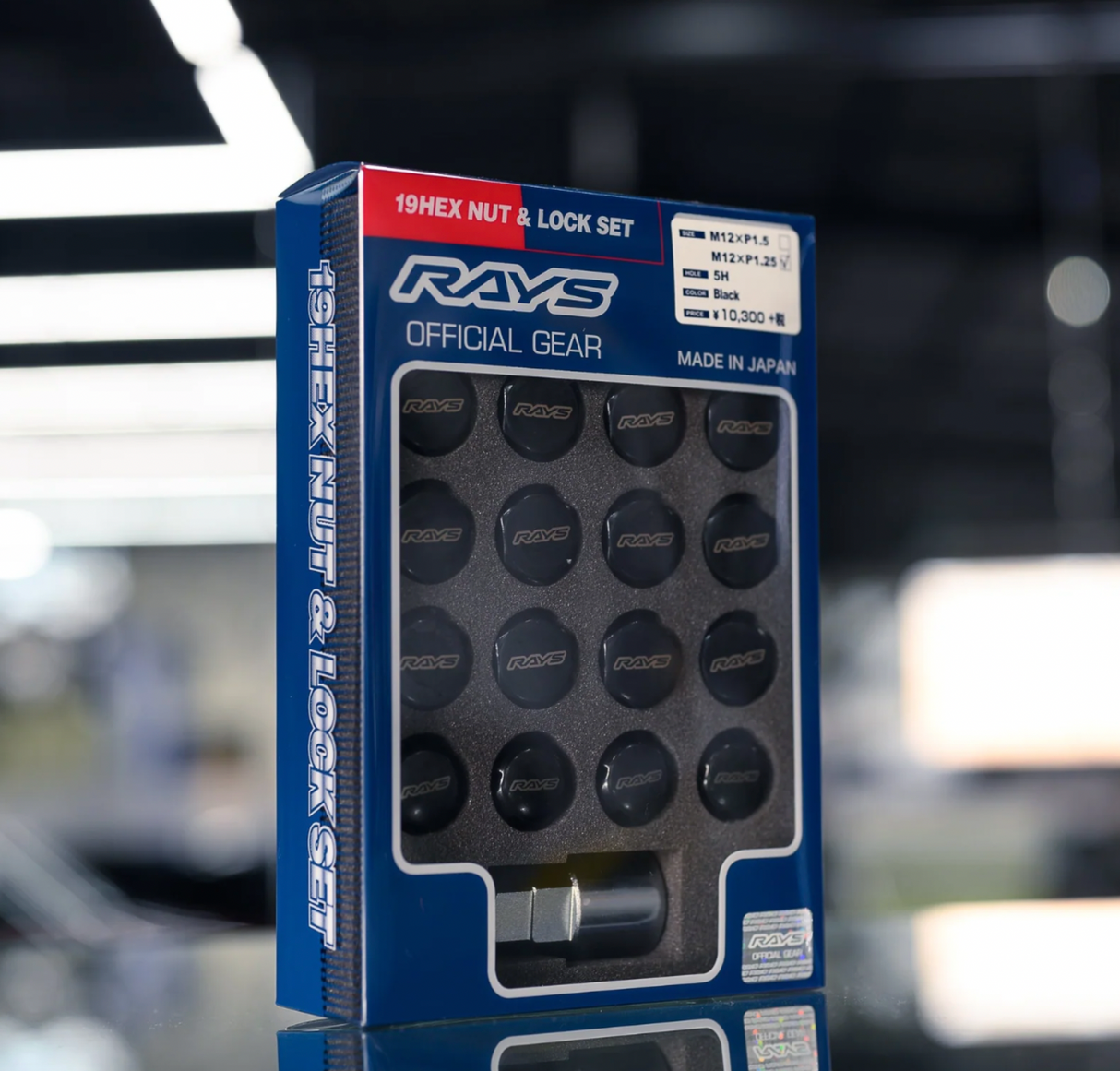 Rays 19Hex Lock & Nut Set - Steel Wheel Nuts - Wheel Accessories