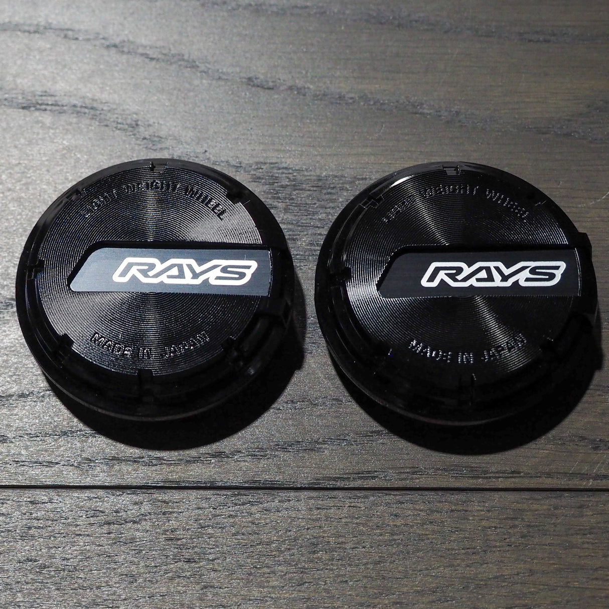 Rays gramLIGHTS Centre Caps - Black/Black - Wheel Accessories