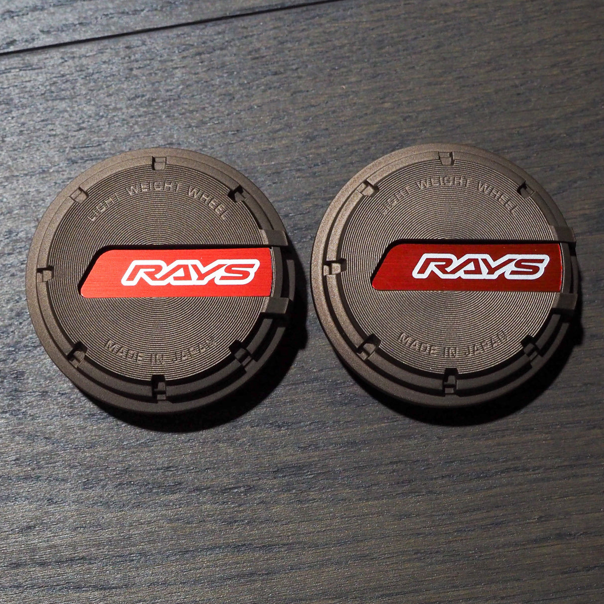 Rays gramLIGHTS Centre Caps - Bronze Anodize - Wheel Accessories