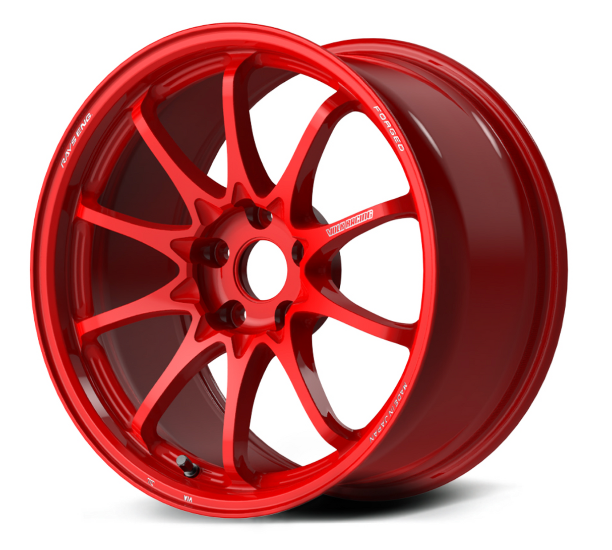 Volk Racing CE28N-Plus - 18’’ Preorder - 18x9.5j + 38 5x120 (face 3) / Red (RE) - Wheels
