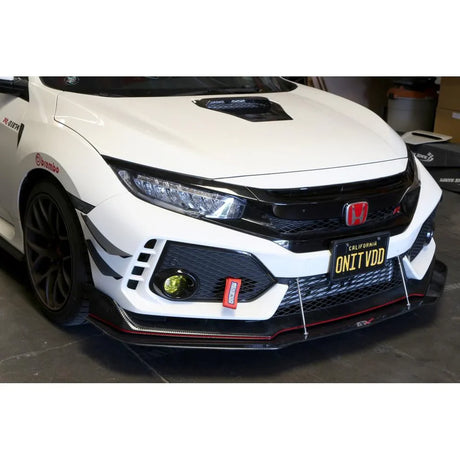 APR Performance Front Bumper Canards (Carbon) - Honda Civic Type R FK8 - Garage IMMI  Garage IMMI