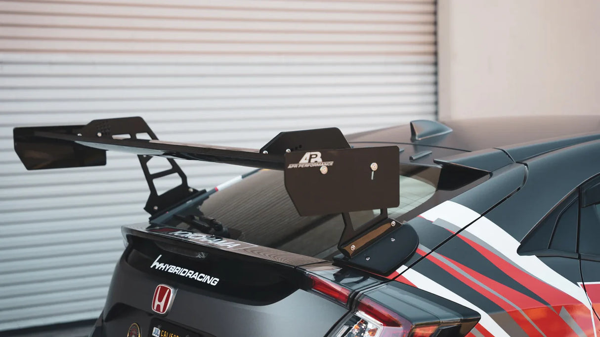 APR Performance GT-250 Swan Neck Wing (Carbon) - Honda Civic Type R FK8 - Garage IMMI  Garage IMMI