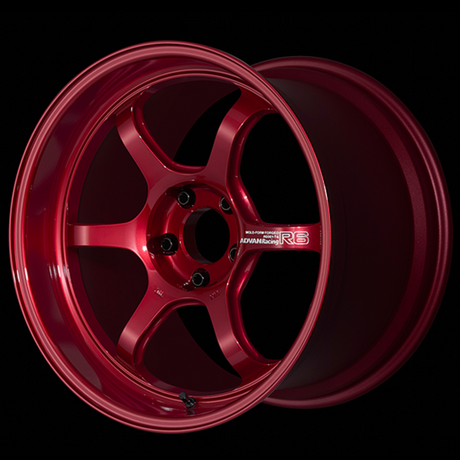 Advan Racing R6 - 18’’ Preorder - 18x9.5j + 45 M 5x120 / Racing Candy Red - Wheels Garage IMMI