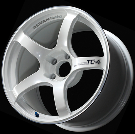 Advan Racing TC-4 - 18’’ Preorder - 18x9j + 53 5x120 (GTR concave) / Racing White Metallic & (WMR) - Wheels Garage IMMI