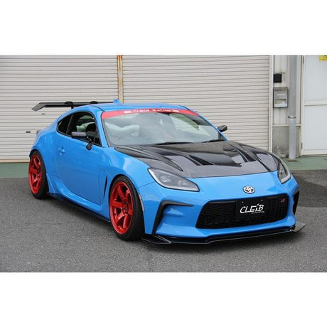 CLEiB Front Lip Spoiler (FRP) GR86 / BRZ (ZN8 / ZD8) Aero modified bright blue sports car Garage IMMI