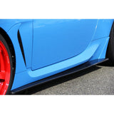 CLEiB Side Step GR86 / BRZ (ZN8 / ZD8) Aero view bright blue sports car Garage IMMI