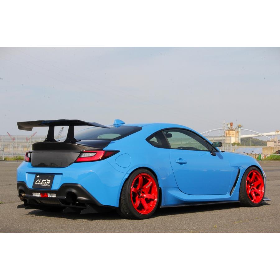CLEiB Side Step GR86 / BRZ (ZN8 / ZD8) Aero light blue sports car rear Garage IMMI