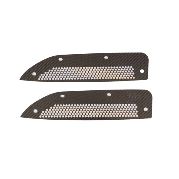 ホンダ インテグラタイプR TYPE R 時計レスカバー ブロックオフプレート Dry Carbon Rock Guards - Honda Civic FL5 Type R
