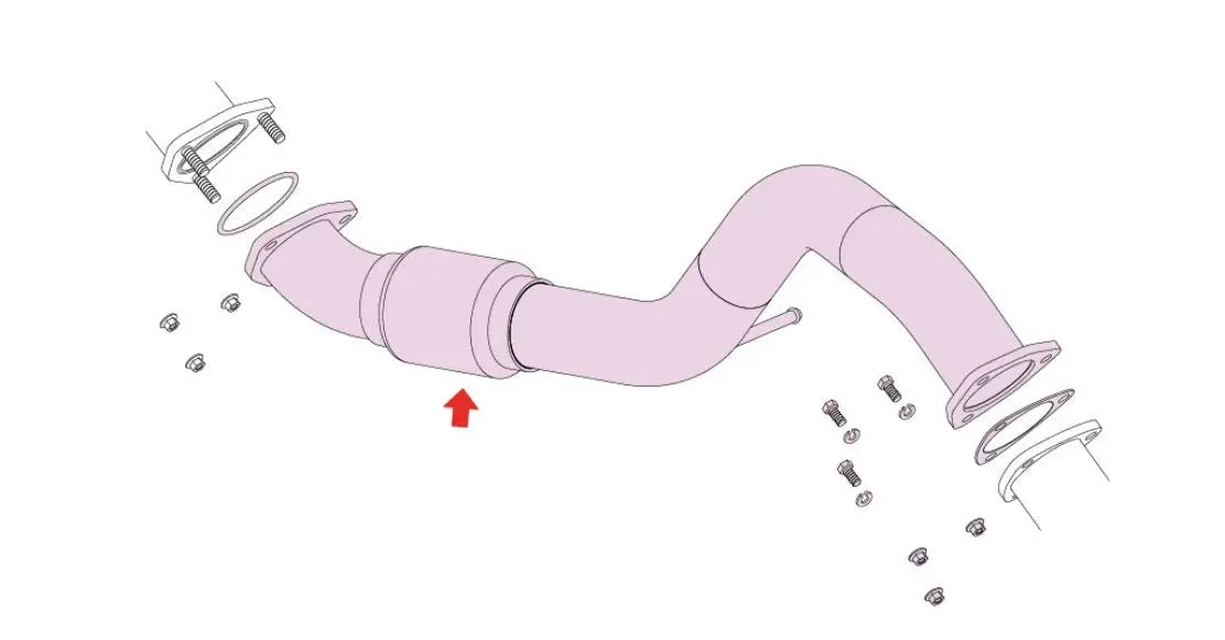 Fujitsubo Front Pipe - Exhaust Garage IMMI