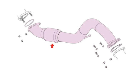 Fujitsubo Front Pipe - Exhaust Garage IMMI