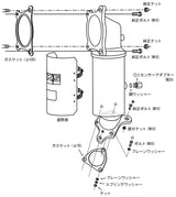 HKS Down Pipe, High Flow Cat - Honda Civic Type R FL5 - Garage IMMI  Garage IMMI