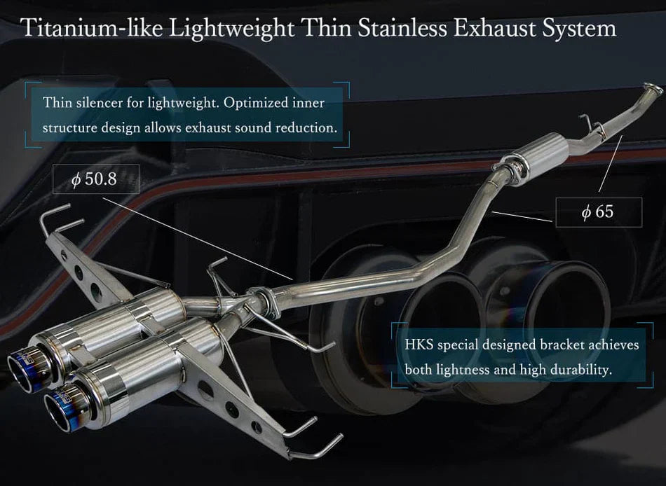 HKS Spec-L Cat-back - Exhaust Garage IMMI