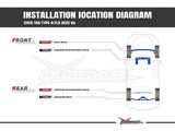 Hardrace Front Strut Brace - Honda Civic Type R FL5 - Garage IMMI  Garage IMMI