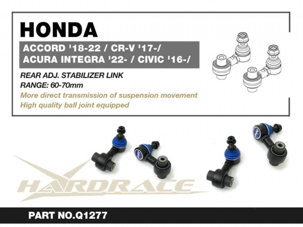 Hardrace Rear Adjustable Stabiliser Links - Honda Civic Type R FK8/FL5 - Garage IMMI  Garage IMMI