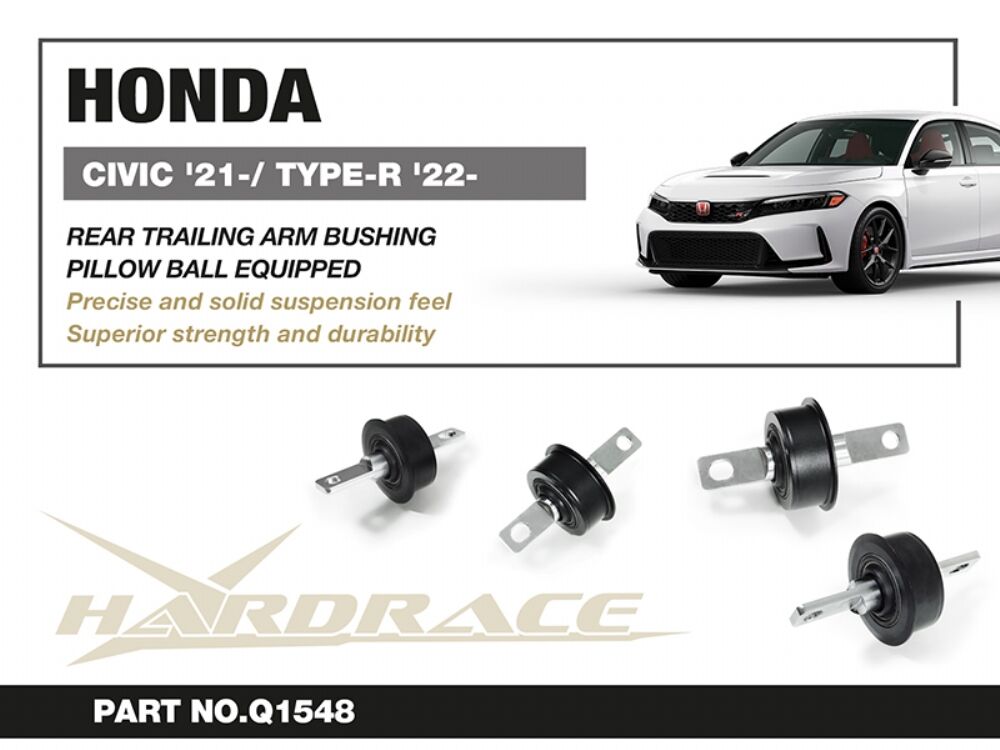 Hardrace Rear Trailing Arm Bushing (Pillow Ball) - Honda Civic Type R FK8/FL5 - Garage IMMI  Garage IMMI